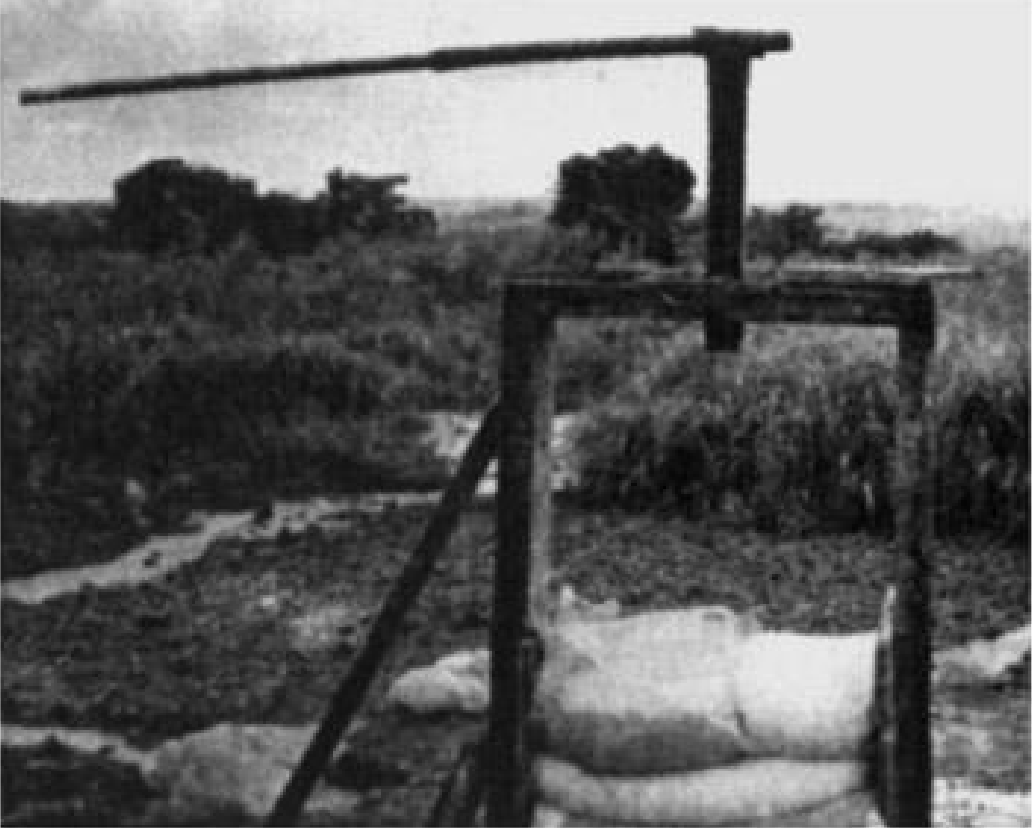 Fermented Cassava Pulp Under an Iron Press. Gloria Chuku
