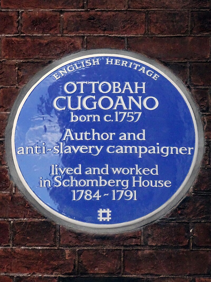Blue plaque erected in 2020 by English Heritage at Schomberg House, 80-82 Pall Mall, London, SW1Y 5HF, City of Westminster