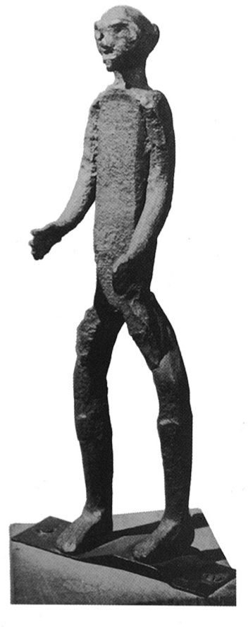 A wrought-iron figure made by an African in Alexandria, Virginia, in the late 18th century. It is 11 inches (27.9 cm) tall and is kept at the Smithsonian Institution in Washington, DC.
