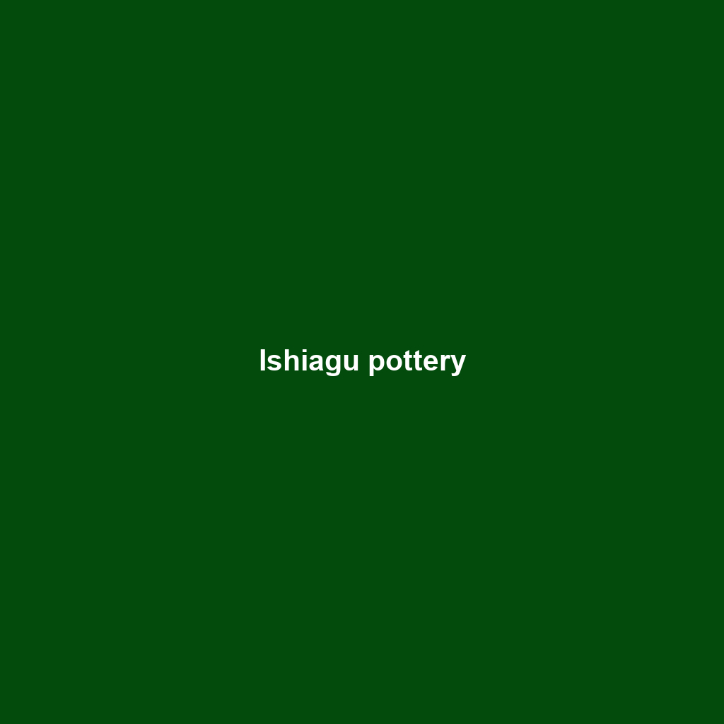 Ishiagu pottery