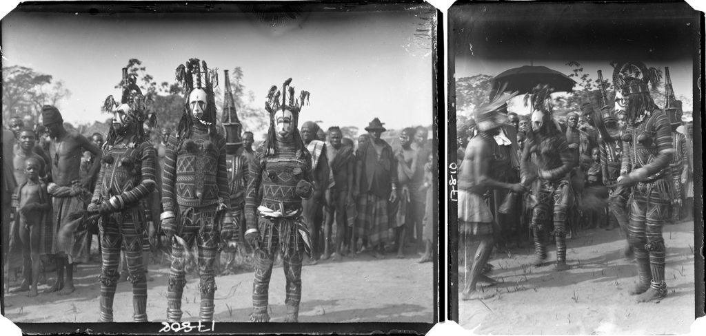 Maiden Spirit Mask photographed by Northcote in Awka, 1911.