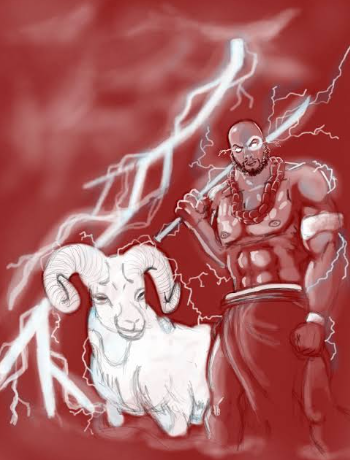 Amadioha Illustration by Igbocybershrine