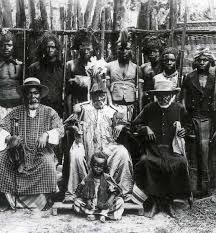 Aro elders seated after the Anglo-Aro Expedition.