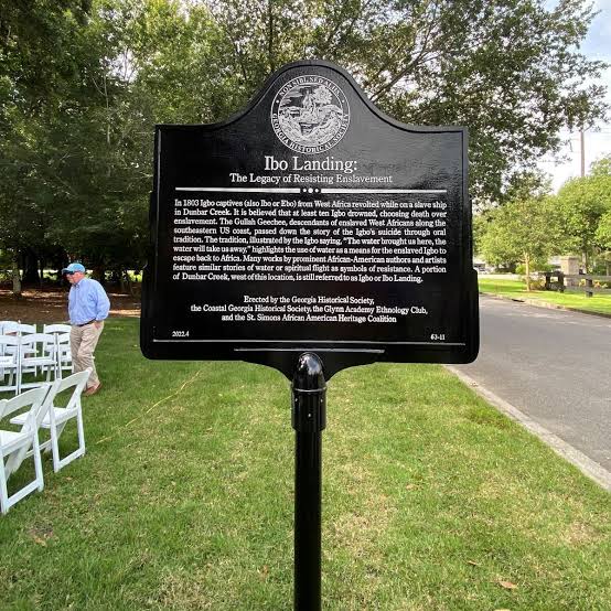 Memorial site of Igbo Landing, Georgia