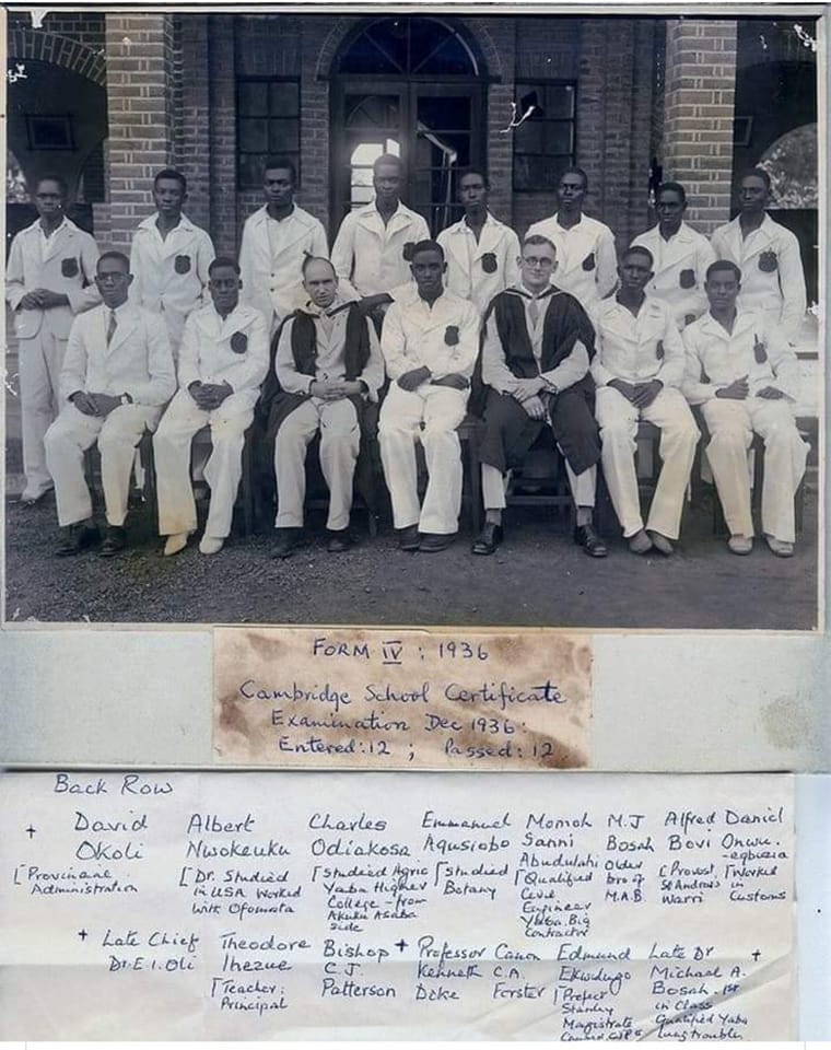 set of DMGS, Class of 1936 DMGS after they all passed the Cambridge School Certificate.