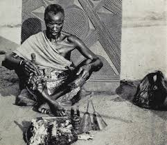 A dibia. Photo: An Igbo Dibia, Basden, G. T. Among the Ibos of Nigeria, 1921