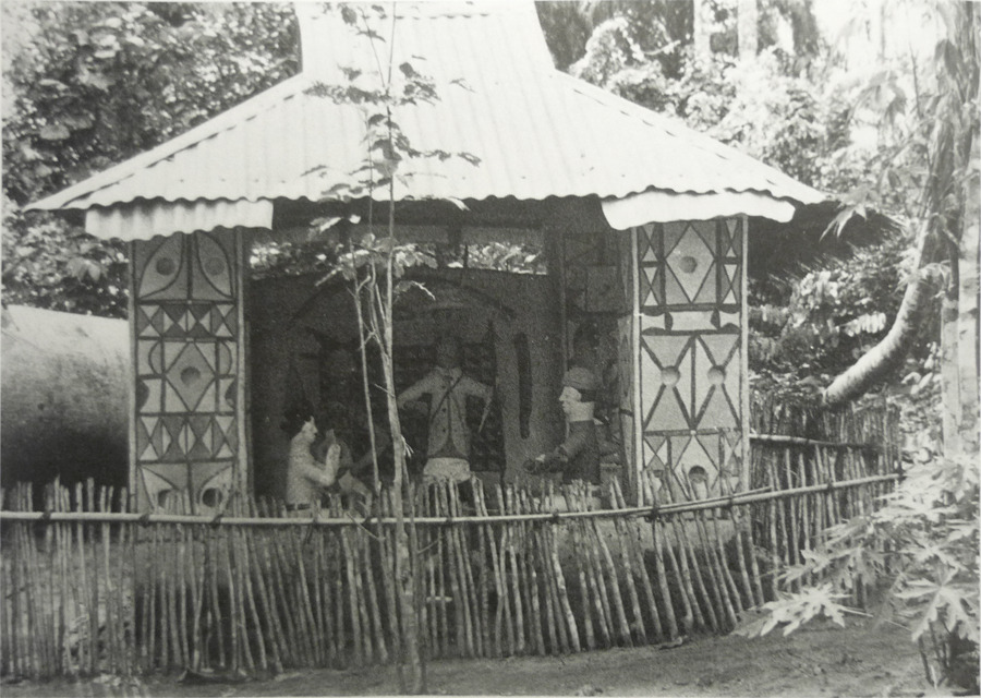 Mbari shrine. Photo by Zbigniew Dmochowski, 1960s. Mbari are votive shrines found in the Owerri area of Imo State Nigeria among the Urata Igbo people and their neighbours.