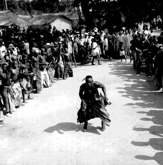 Dancer Ogbukele festival, Ekpafia Igbo.Photographed by G.I. Jones in the 1930s.