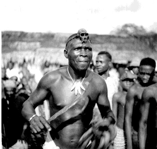 A dancer Ogbukele festival, Ekpafia Igbo. Photographed by G.I. Jones
