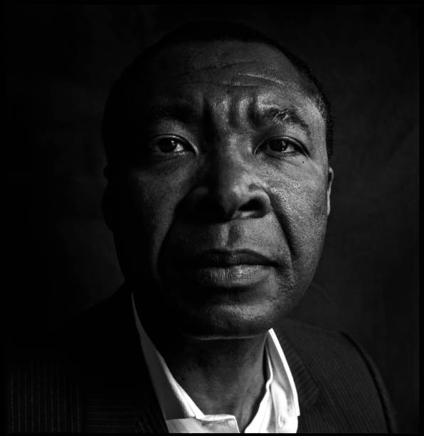 Portrait of Okwui Enwezor, Nigerian art curator and critic.”