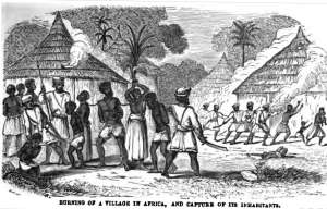 Burning_of_a_Village_in_Africa_and_Capture_of_its_Inhabitants_p.12_February_1859_XVI_-_Copy-300x192