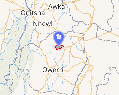 Map of Nkwerre. Photo credit; Public domain/ Wikimedia commons.