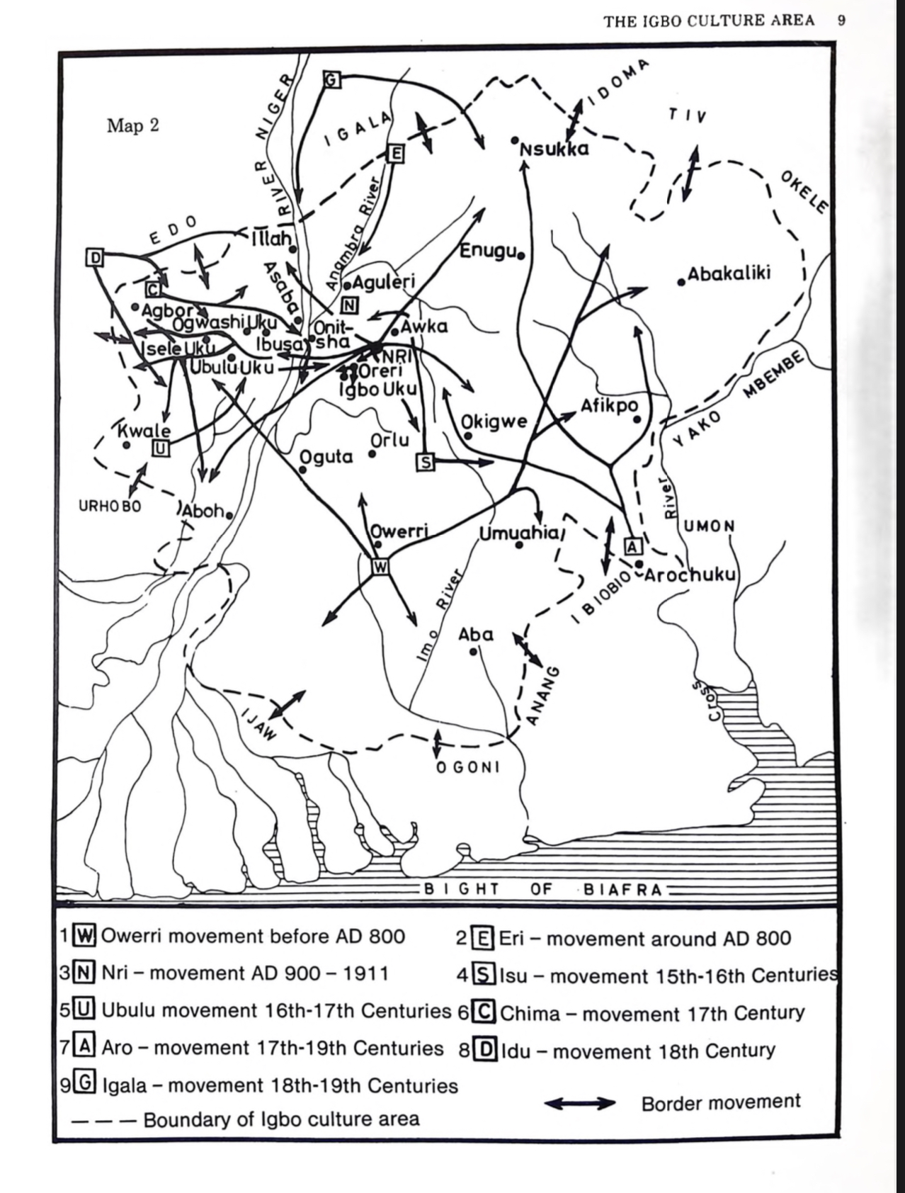 Credit: Onwuejeogwu, M. A. (1981). An igbo civilization: Nri kingdom & hegemony. Ethnographica ; Ethiope. 