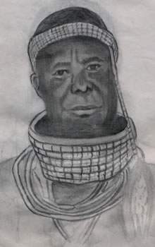 Sketch of Oba Akengbuda