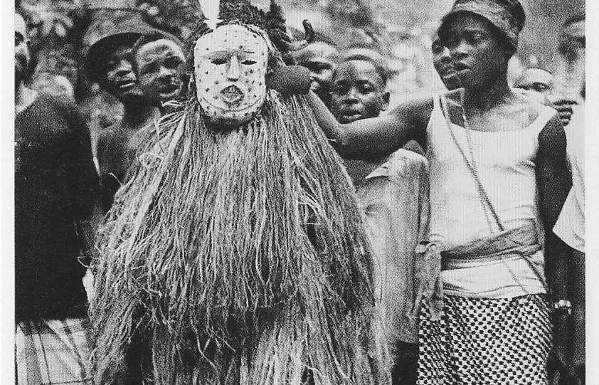 Ikwerri Ibo, Rumuji village. Owu masquerade. Mask called ‘Ajibodo’ 1931