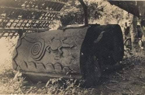 Ikoro drum from Ohafia (1930s)